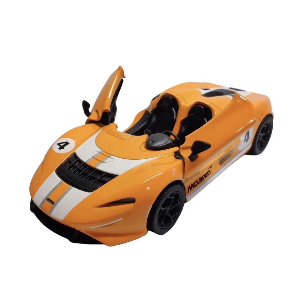 KINSMART 1:36 scale MCLAREN ELVA (Livery Editions) die cast model toy car Yellow